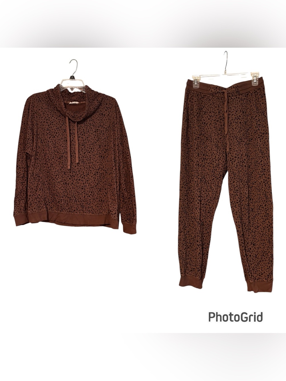 Leopard Print Sweatsuit Set